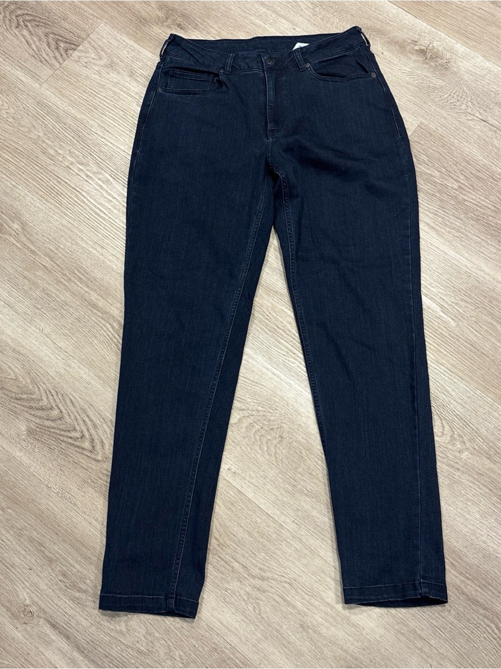 State & Liberty Jeans Mens 31x30 Blue Dark Wash Athletic Taper Stretch Denim